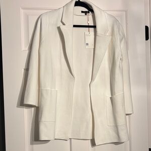 Quince 100% cotton sweater blazer